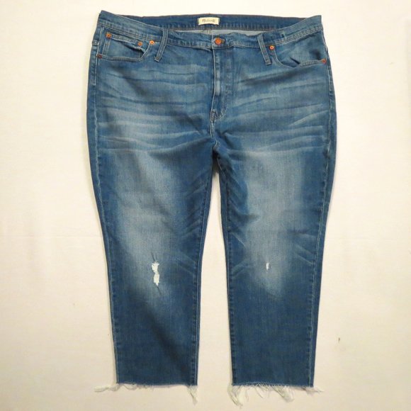 Madewell High Rise Slim Crop Boyjean 37 Plus size - Picture 8 of 8
